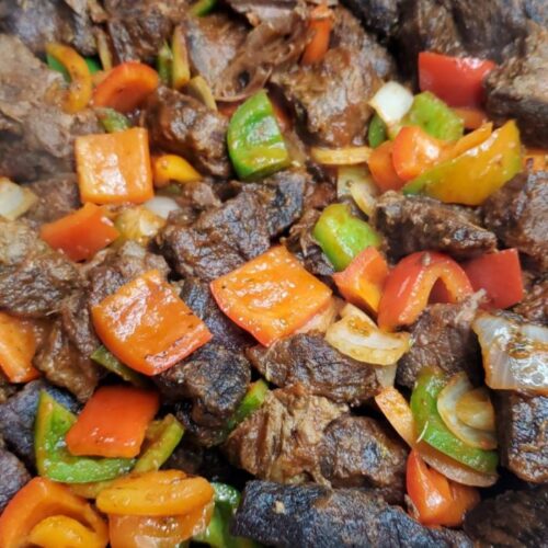Beef w/Colorful Peppers