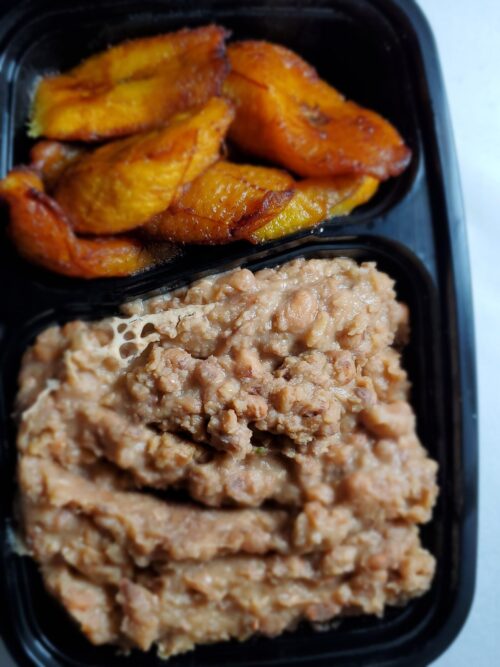 Ewa Aganyin w/Fried Aganyin Sauce